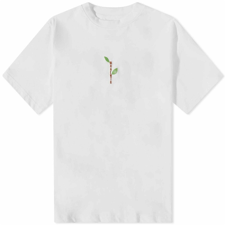 Photo: Magenta Men's Tree Plant T-Shirt in White