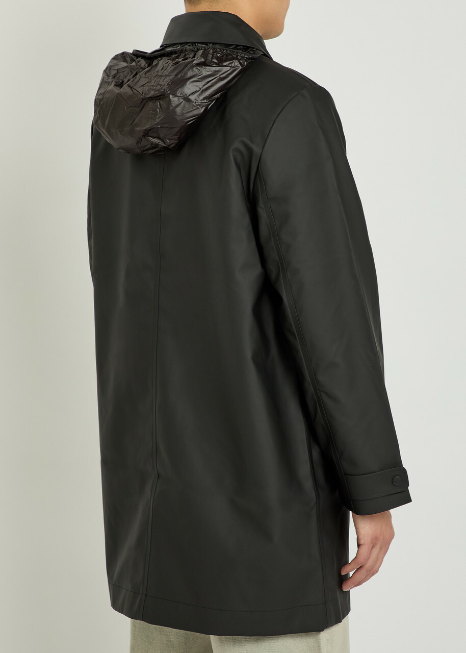Rains Nara Long Waterproof Jacket Black