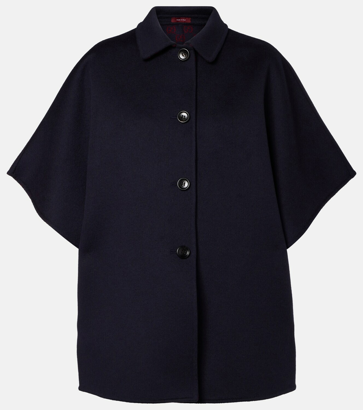 Gucci Single-breasted wool cape