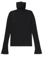 BALENCIAGA - Modal-Blend Rollneck Sweater - Black - XS