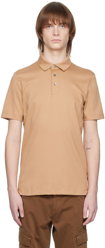 Photo: BOSS Beige Bonded Polo