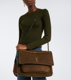 Saint Laurent Niki Small suede shoulder bag