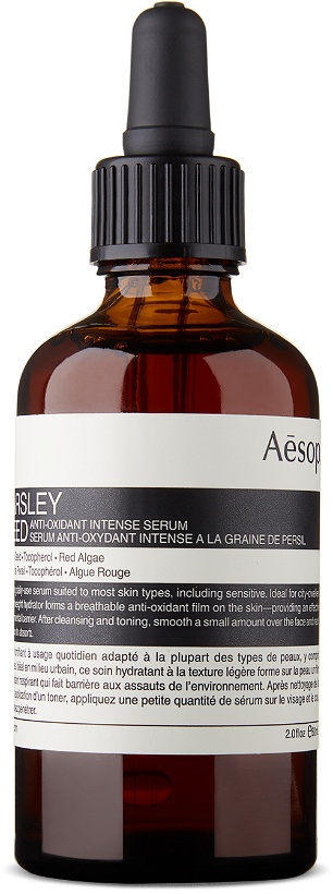 Photo: Aesop Parsley Seed Anti-Oxidant Intense Serum, 60 mL