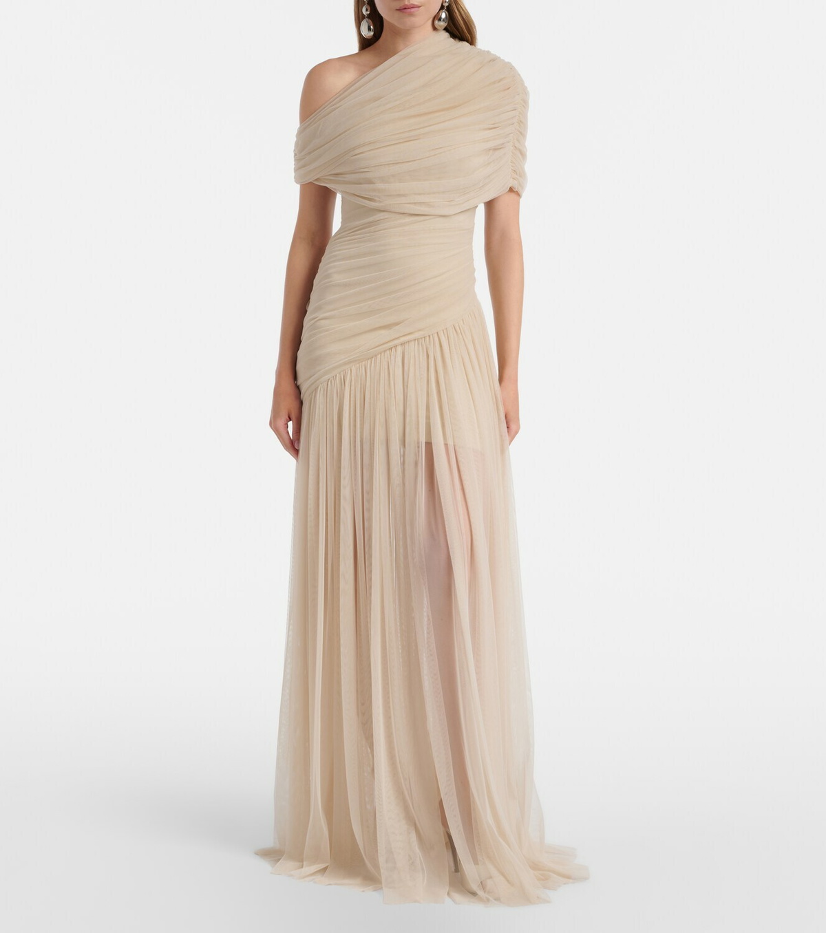 De La Vali Bridal Himalia gathered tulle gown