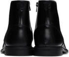 Hugo Black Leather Chelsea Boots