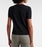 'S Max Mara Cotton, silk, and cashmere knitted top