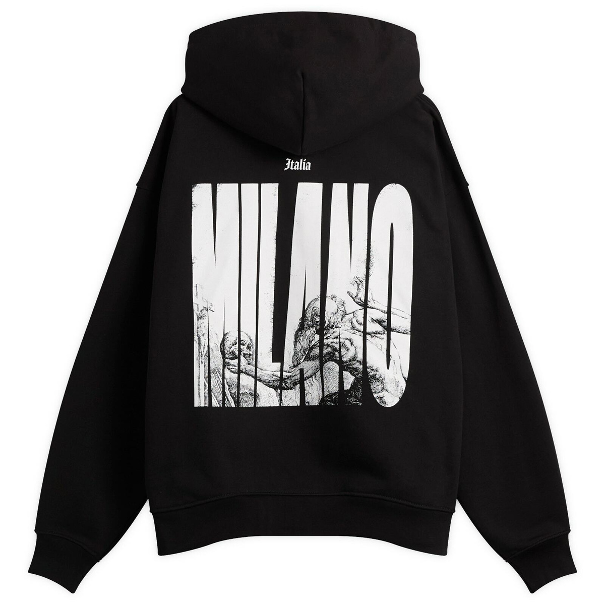 END. Milano Creed Zip Hoodie in Black