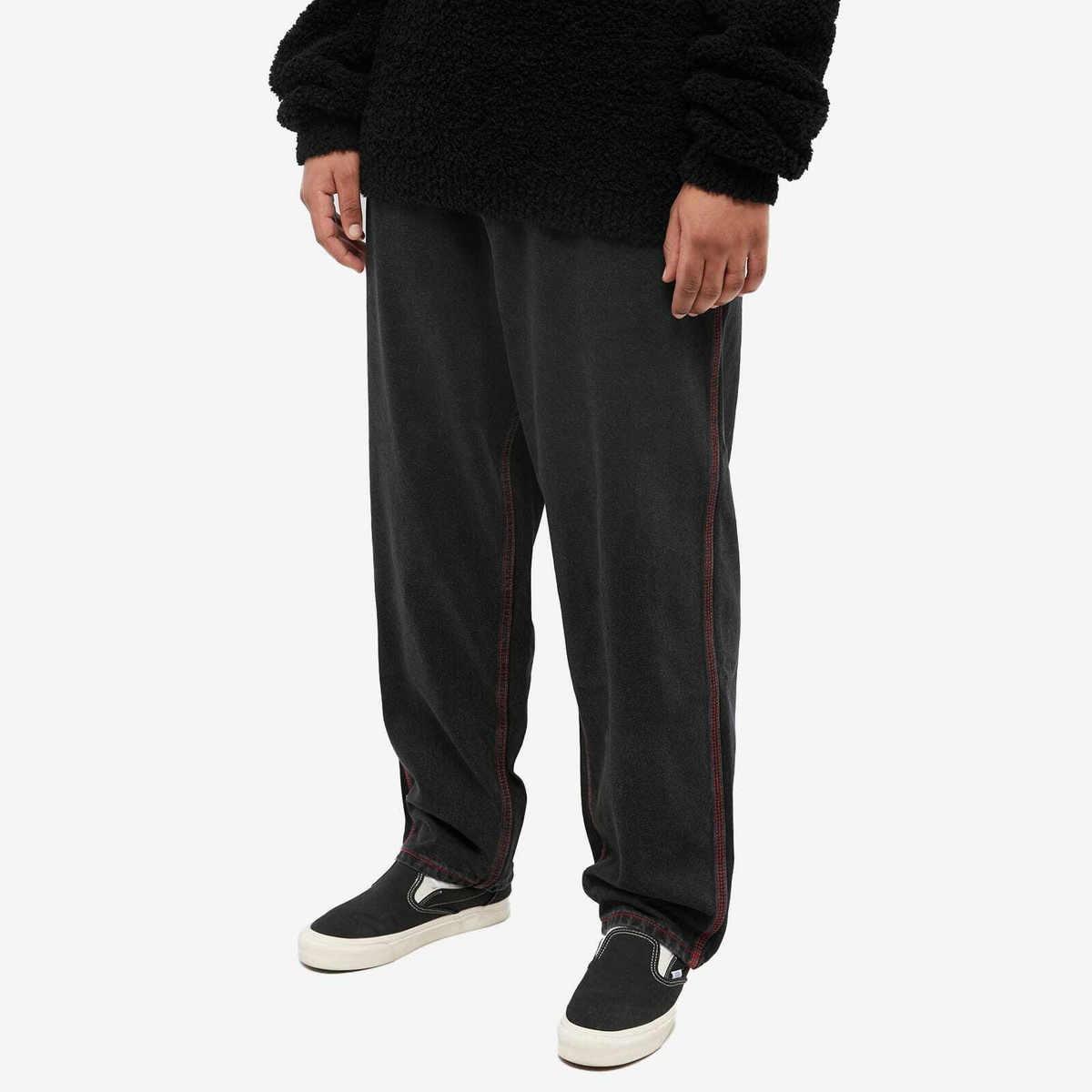 Butter Goods Men's Santosuosso Denim Pant in Washed Black Butter Goods