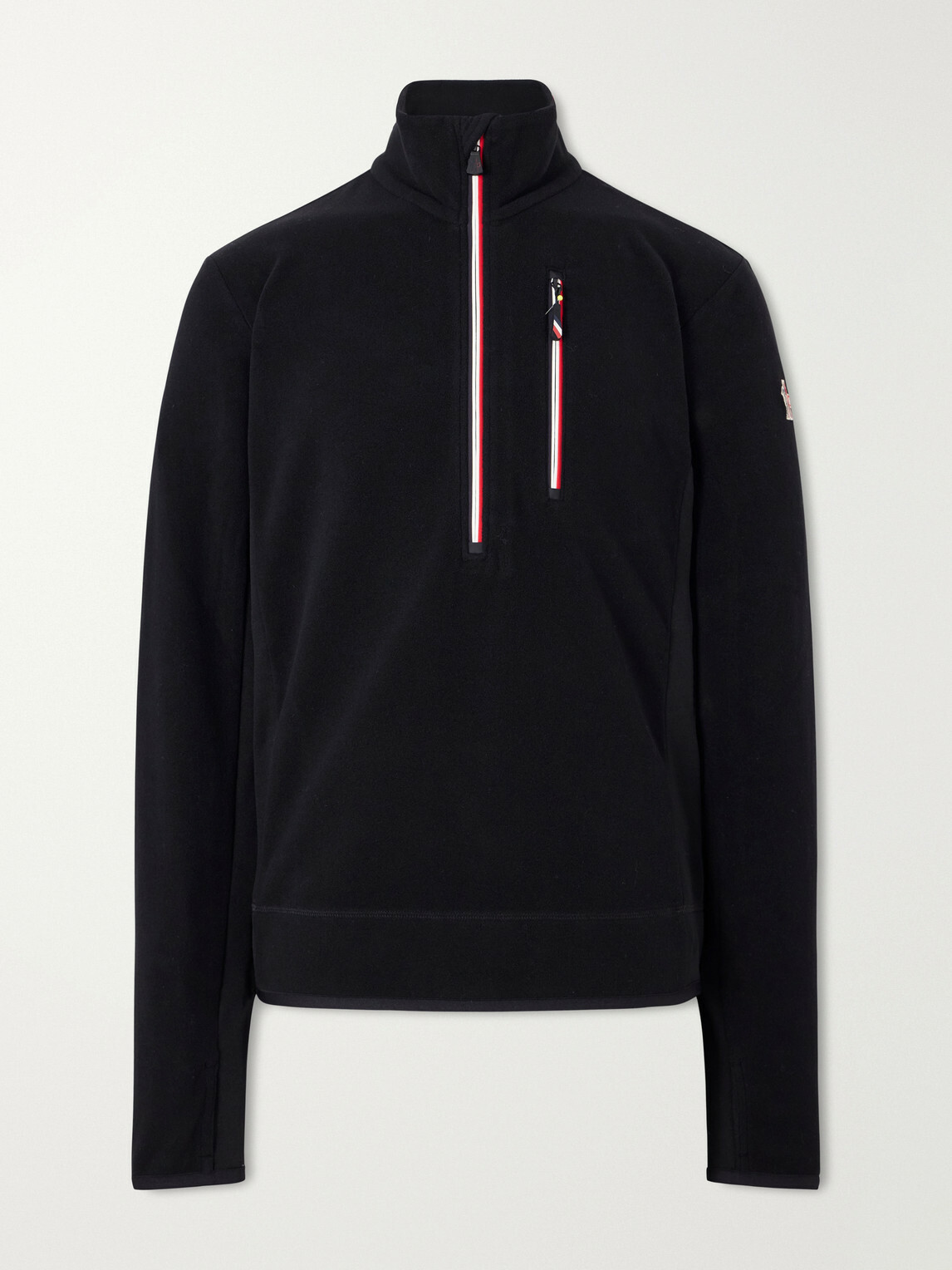 Moncler Grenoble - Polar Fleece Half-Zip Ski Mid-Layer - Black