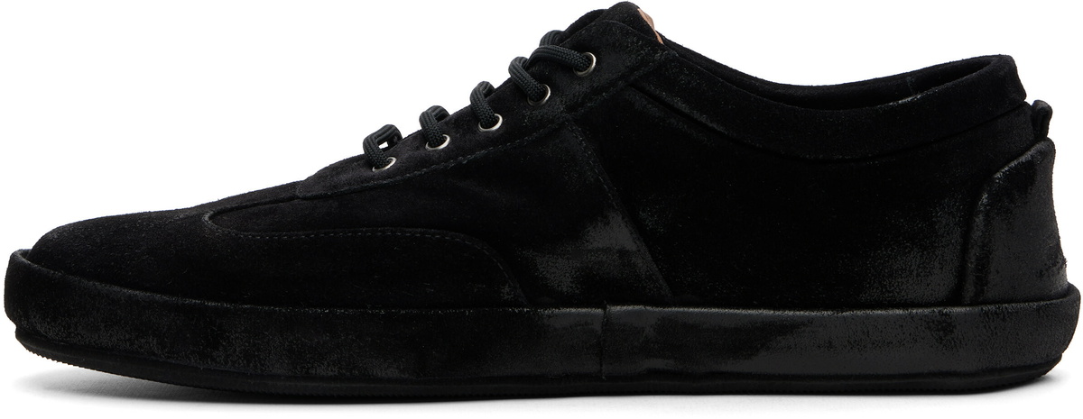 Marsèll Black Scatopelle Suede Sneakers