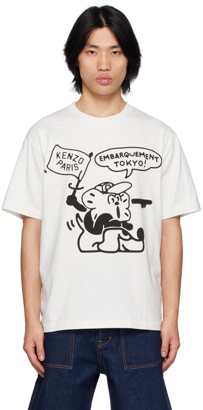 Photo: Kenzo Off-White Kenzo Paris Boke Boy Travels T-Shirt
