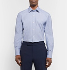 TOM FORD - Navy Slim-Fit Puppytooth Cotton Shirt - Navy