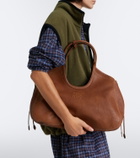 Miu Miu Ivy leather tote bag