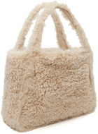 Stella McCartney Beige Large Logo Tote