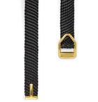 TOM FORD - 3cm Woven Leather Belt - Men - Black