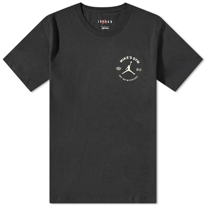 Photo: Air Jordan Men's Breakfast T-Shirt in Black/White/Liquid Lime