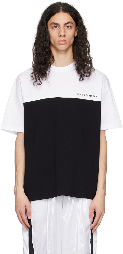 Photo: VTMNTS Black & White Colorblocked T-Shirt