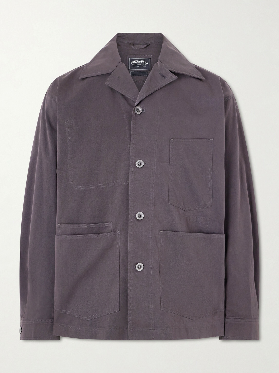 FrizmWORKS - Relaxed Coverall Cotton-Blend Twill Blouson Jacket - Gray