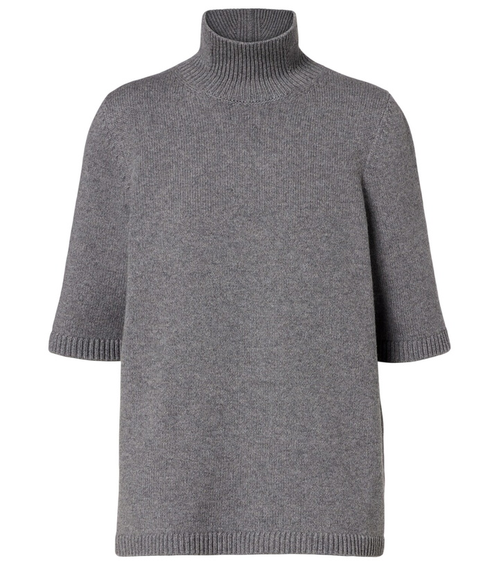 Photo: Alaïa Knitted cashmere-blend turtleneck top