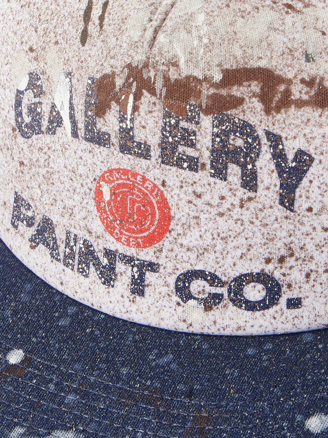 Gallery Dept. - Alex Paint-Splattered Logo-Print Canvas and Mesh Trucker Cap