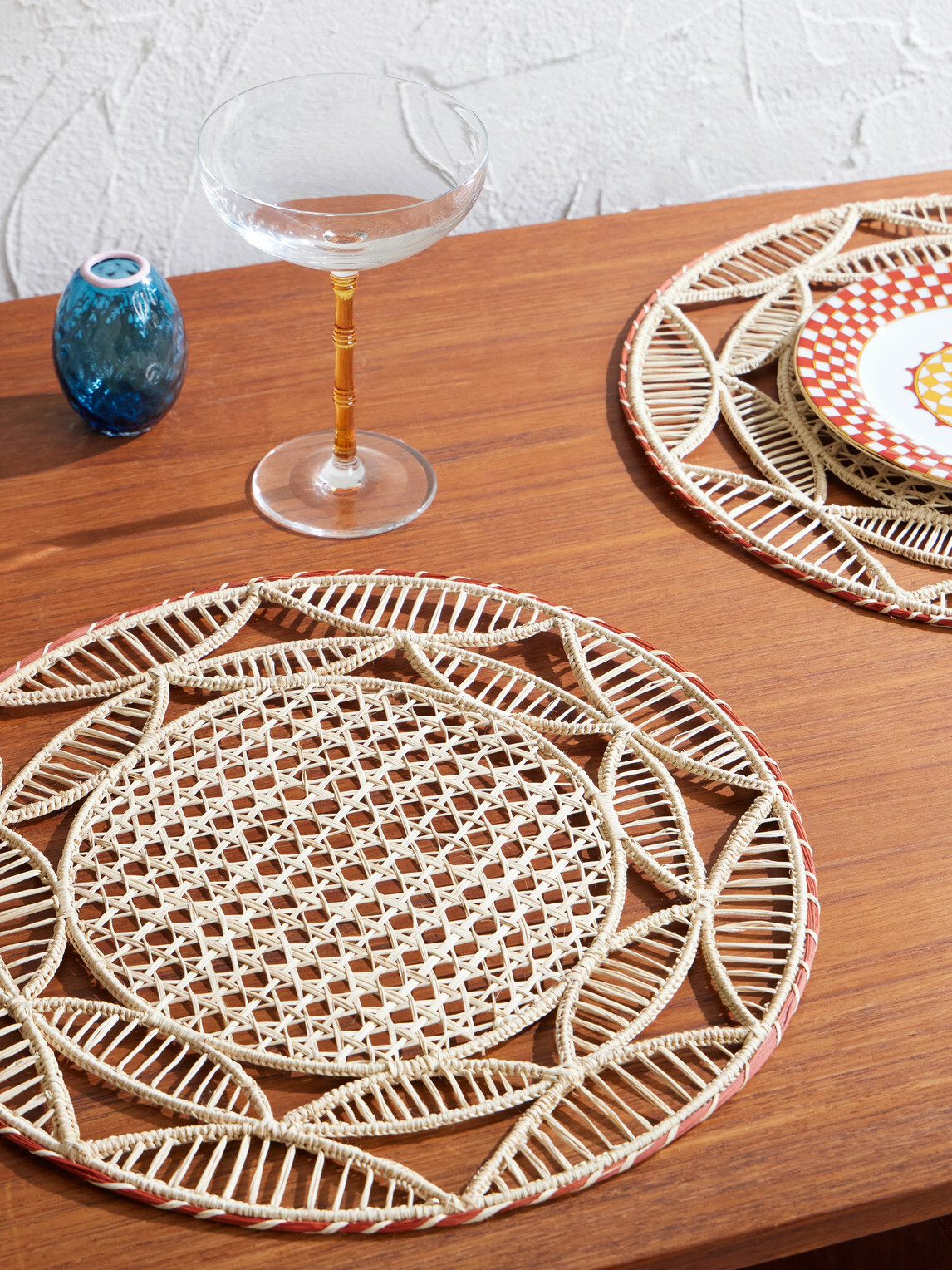 La DoubleJ - Set of Two Iraca Palm Placemats