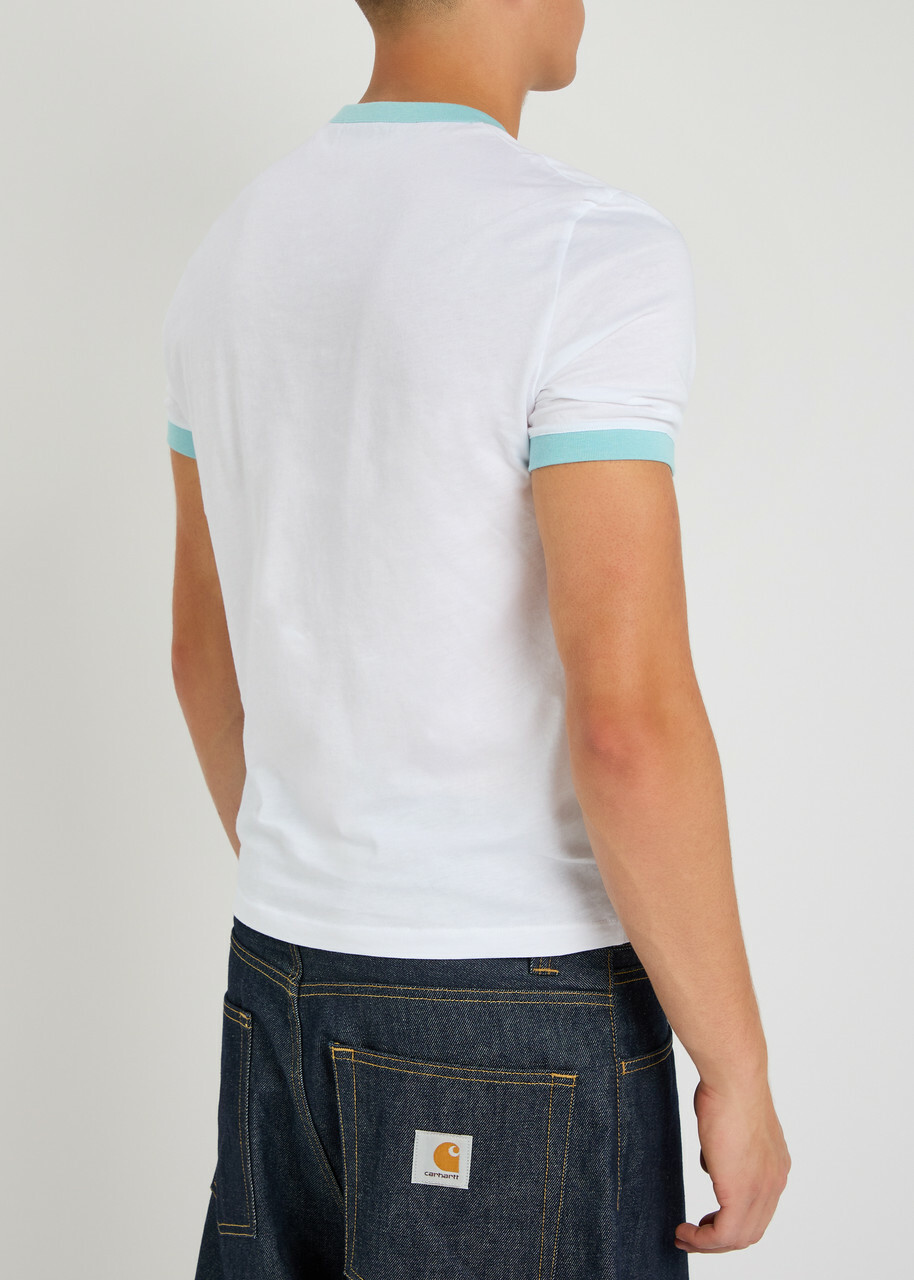 Jacquemus Le Tshirt Venice Printed Cotton T-shirt White