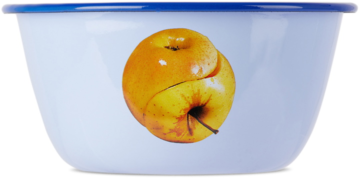 Photo: Seletti Blue Toiletpaper Edition Apple Bowl