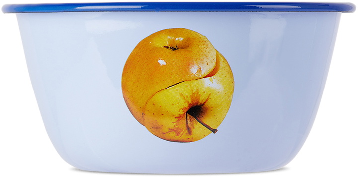 Photo: Seletti Blue Toiletpaper Edition Apple Bowl