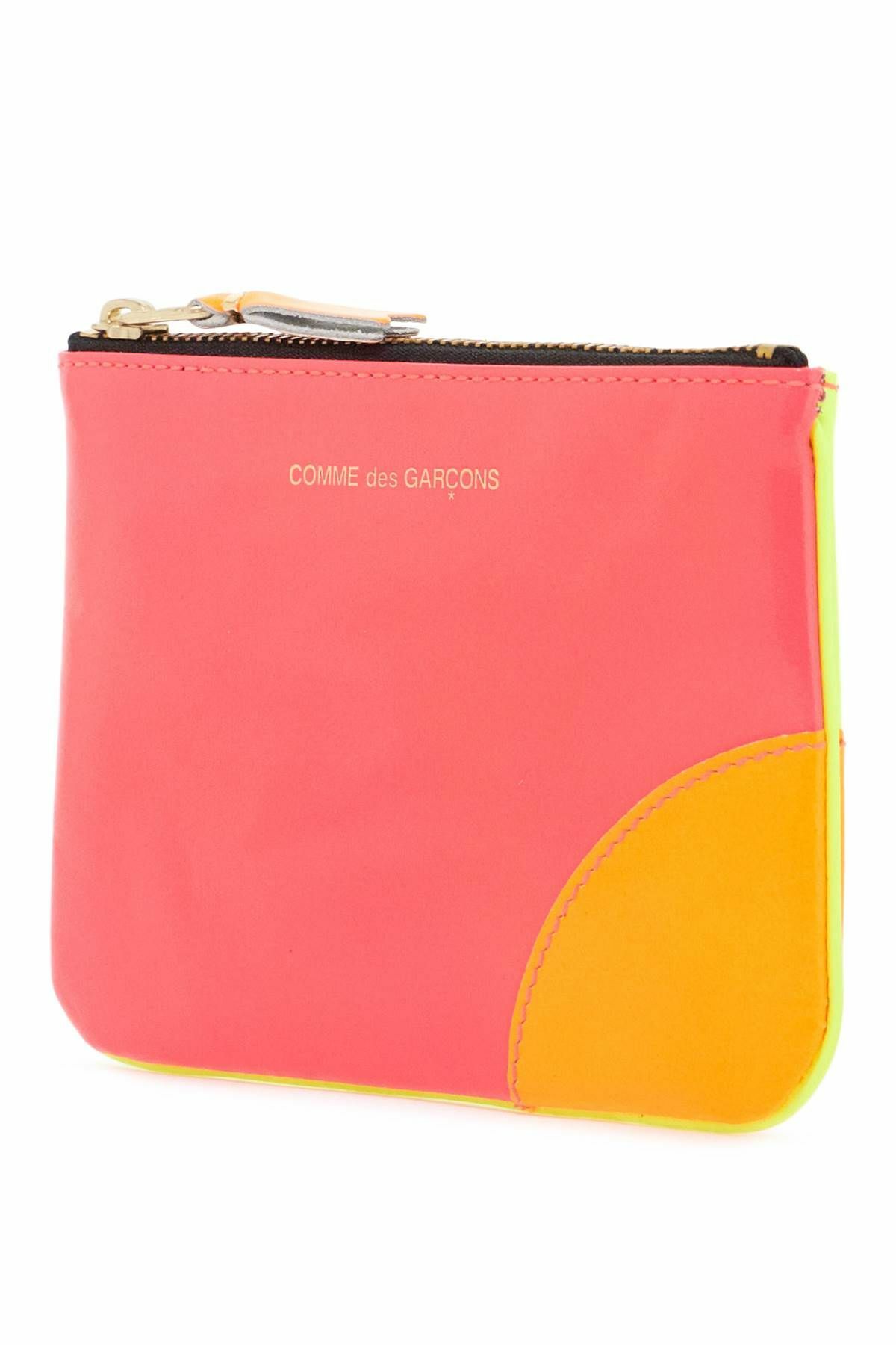 COMME DES GARCONS WALLET super fluo pouch Multicolor