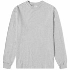John Elliott Men's Long Sleeve University T-Shirt in Organic Grey