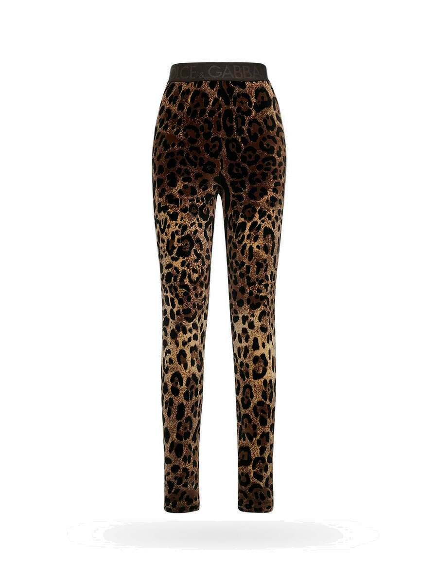 Dolce and Gabbana Black Cady Leggings Dolce & Gabbana