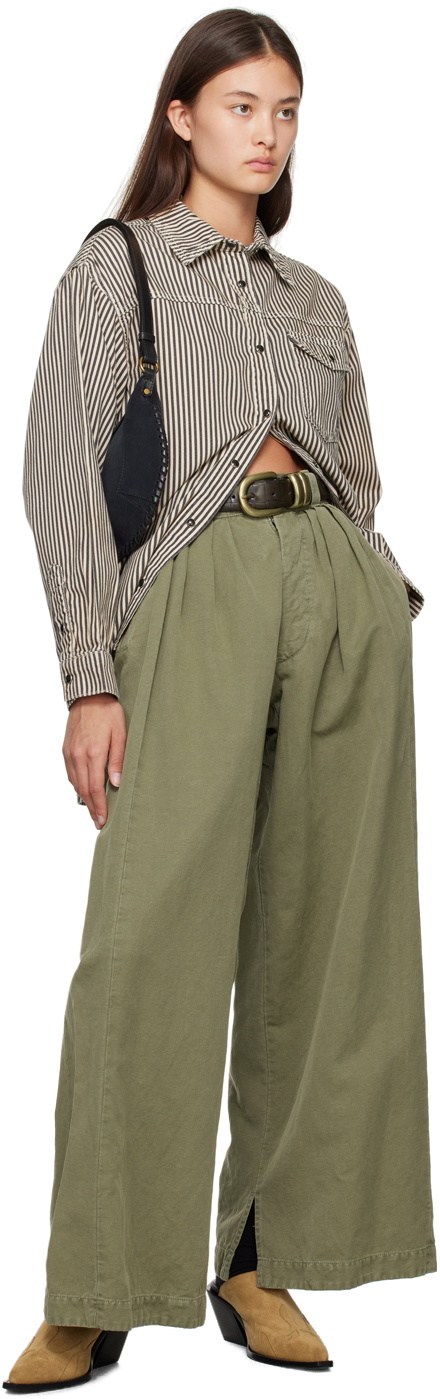 Zoira Suede Belt in Deep Lichen Green main image 1