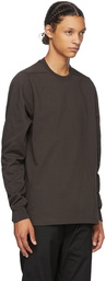 Rick Owens Brown Cotton Jersey Sweatshirt