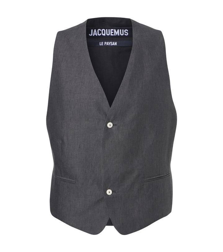 Photo: Jacquemus Paysan striped linen vest