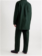 Échapper - Cotton-Poplin Pyjama Set - Green