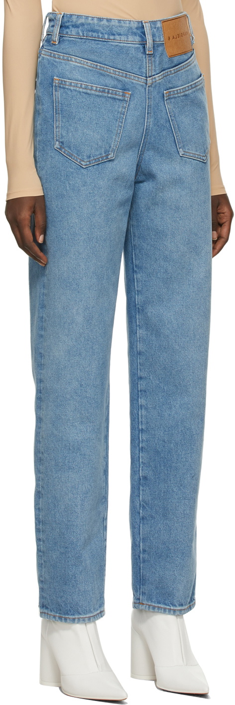 MM6 Maison Margiela Blue Back-To-Back Jeans MM6 Maison Margiela