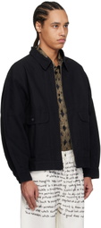 Glass Cypress Black Canvas Jacket