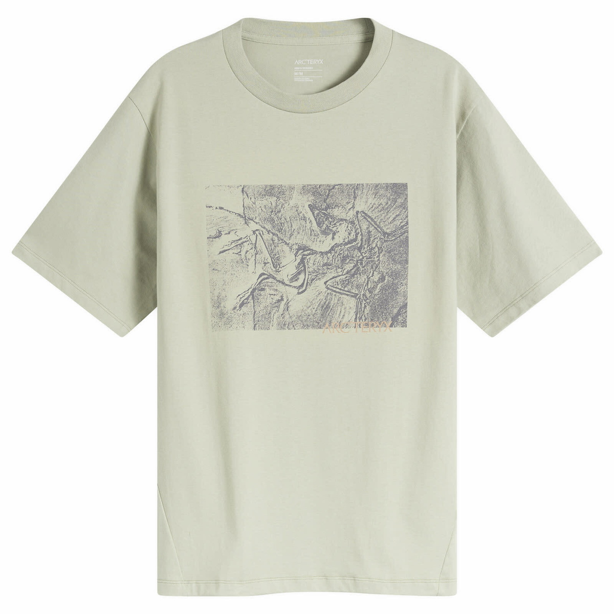 Arc'teryx Men's Kragg Cotton Lithographica T-Shirt in Habitat