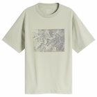 Arc'teryx Men's Kragg Cotton Lithographica T-Shirt in Habitat