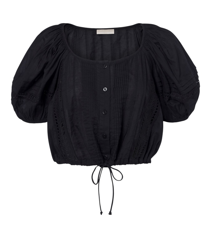 Photo: Ulla Johnson Clara embroidered cotton crop top