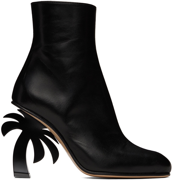 Photo: Palm Angels Black Palm Heel Boots