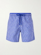 Vilebrequin - Moka Straight-Leg Mid-Length Printed ECONYL® Swim Shorts - Blue