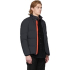 Parajumpers Black Down Seamless Kirk Jacket