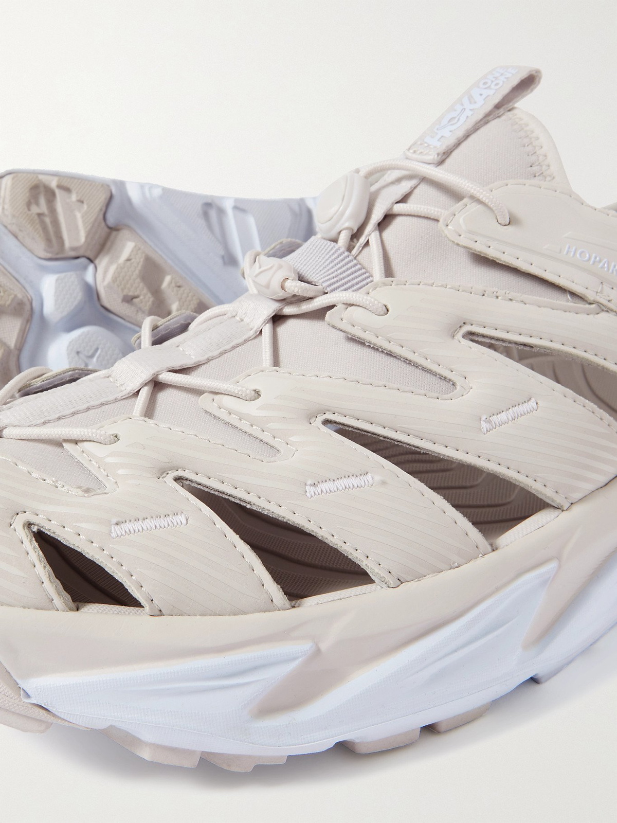 HOKA ONE ONE - Hopara Neoprene and Rubber Sneakers - White