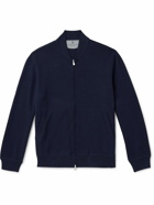 Brunello Cucinelli - Cotton-Blend Zip-Up Jacket - Blue
