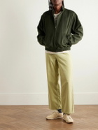 Auralee - Camel Hair Blouson Jacket - Green