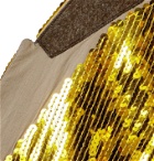 Rick Owens - Tatlin Sequinned Cotton Blazer - Gold