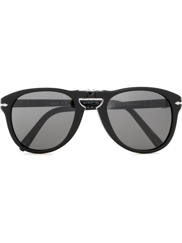 Photo: PERSOL - Folding D-Frame Tortoiseshell Acetate Polarised Sunglasses