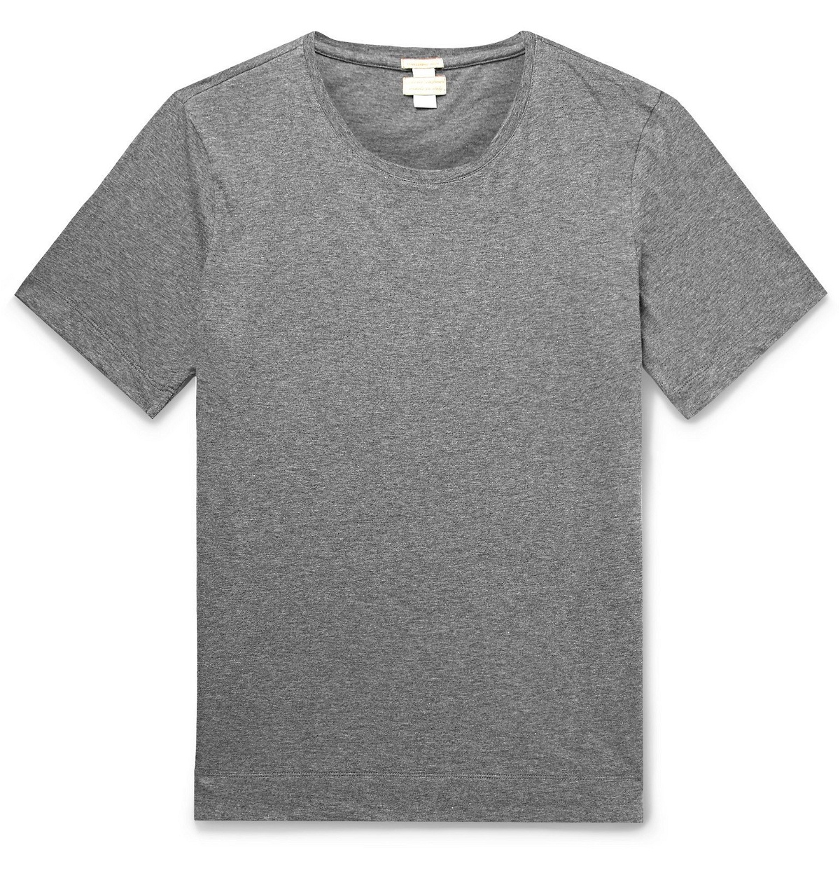 Photo: Massimo Alba - Mélange Cotton and Cashmere-Blend Jersey T-Shirt - Gray