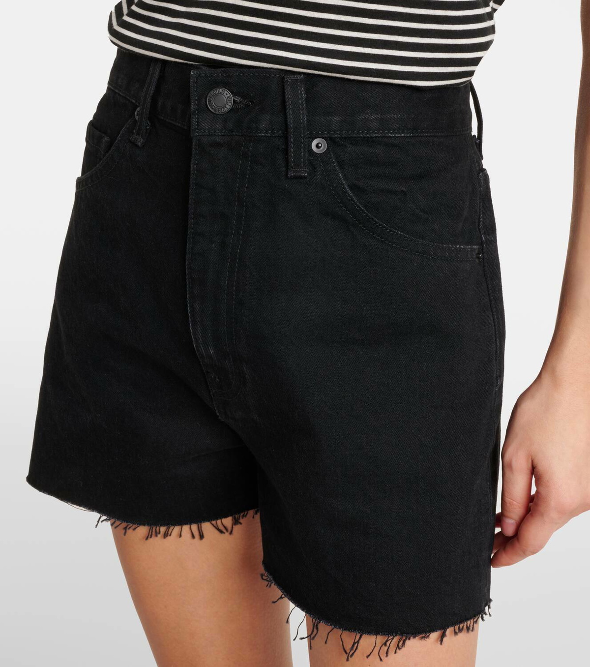 Nili Lotan Cobain low-rise denim shorts
